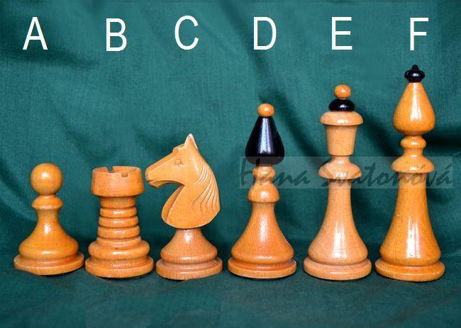 Šachové figurky velké - Pěšák, výška 5,5cm