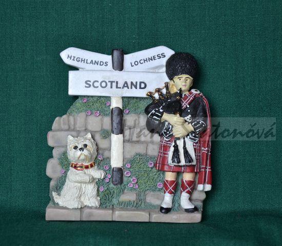 Relief Scotland, velikost 6,5x7cm