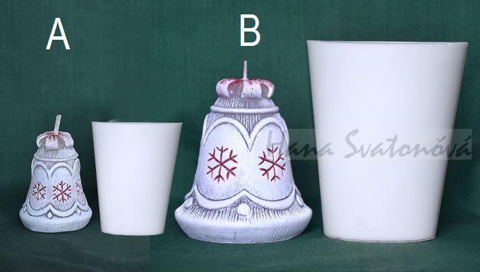 Vánoční zvoneček výška 4,5cm