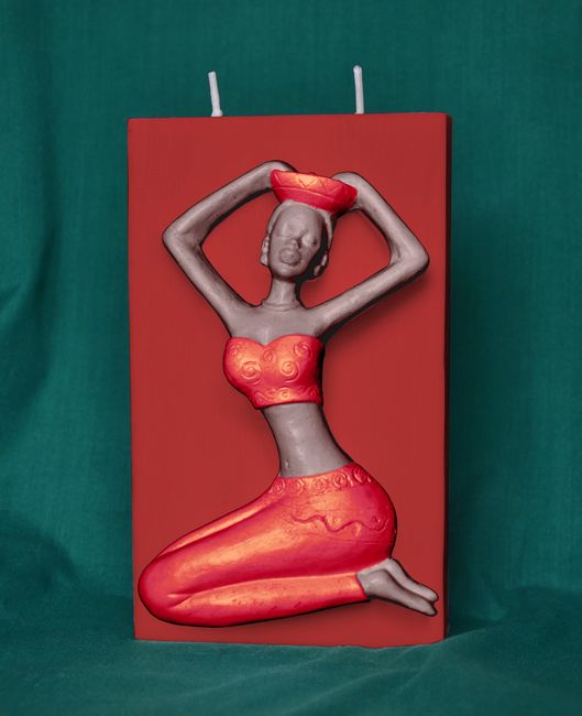 Africká žena 2 (Kvádr) - 9,5x16cm