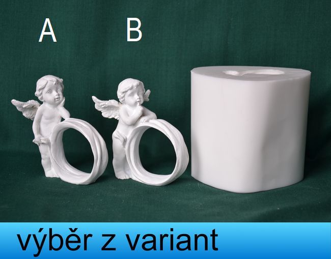 Andělíček s kroužkem  - výška 7,5cm