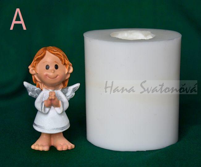 Andílek mini s hvězdičkou - výška 4,5cm