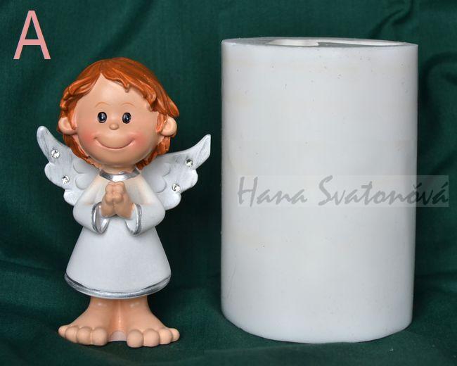 Andílek s knihou - výška 10cm