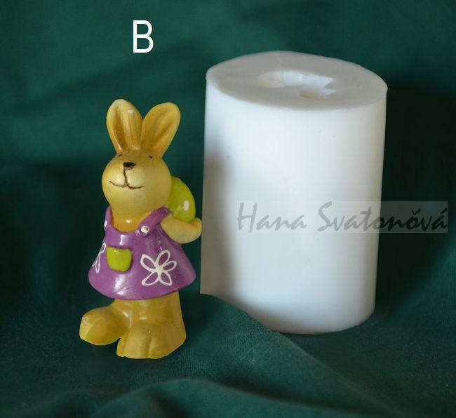 Zajíčka s vajíčkem - výška 6cm