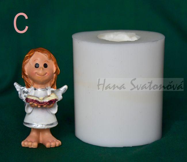 Andílek mini s hvězdičkou - výška 4,5cm